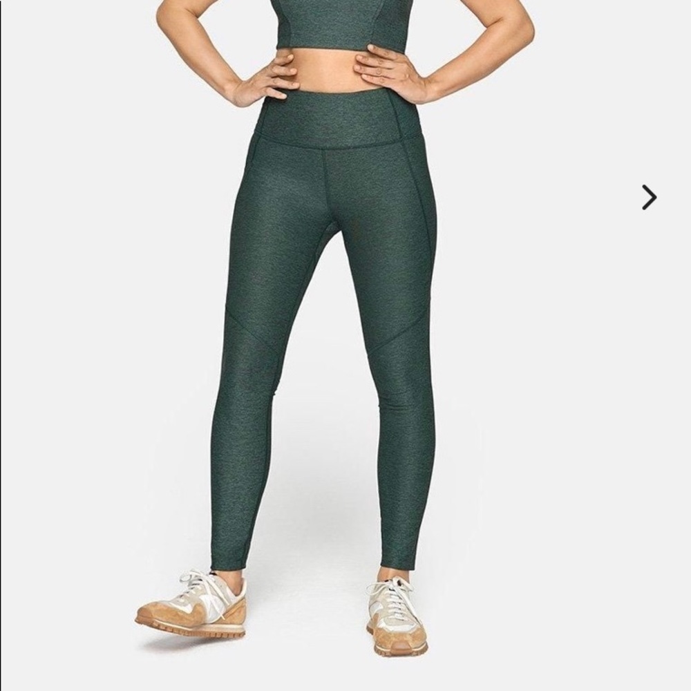 Outdoor Voices 7/8 Warm Up Leggings, Hunter, sz S